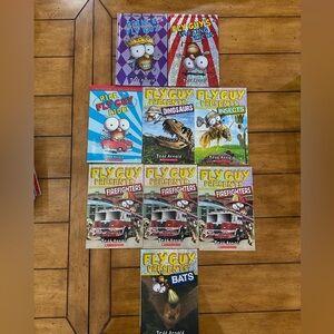Fly Guy Books Set of 9 Scholastic Books by Ted Arnold 2 Hardcover/7 PaperBacks
